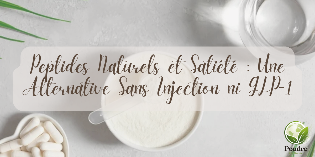 Peptides Naturels et Satiété : Une Alternative Sans Injection ni GLP-1