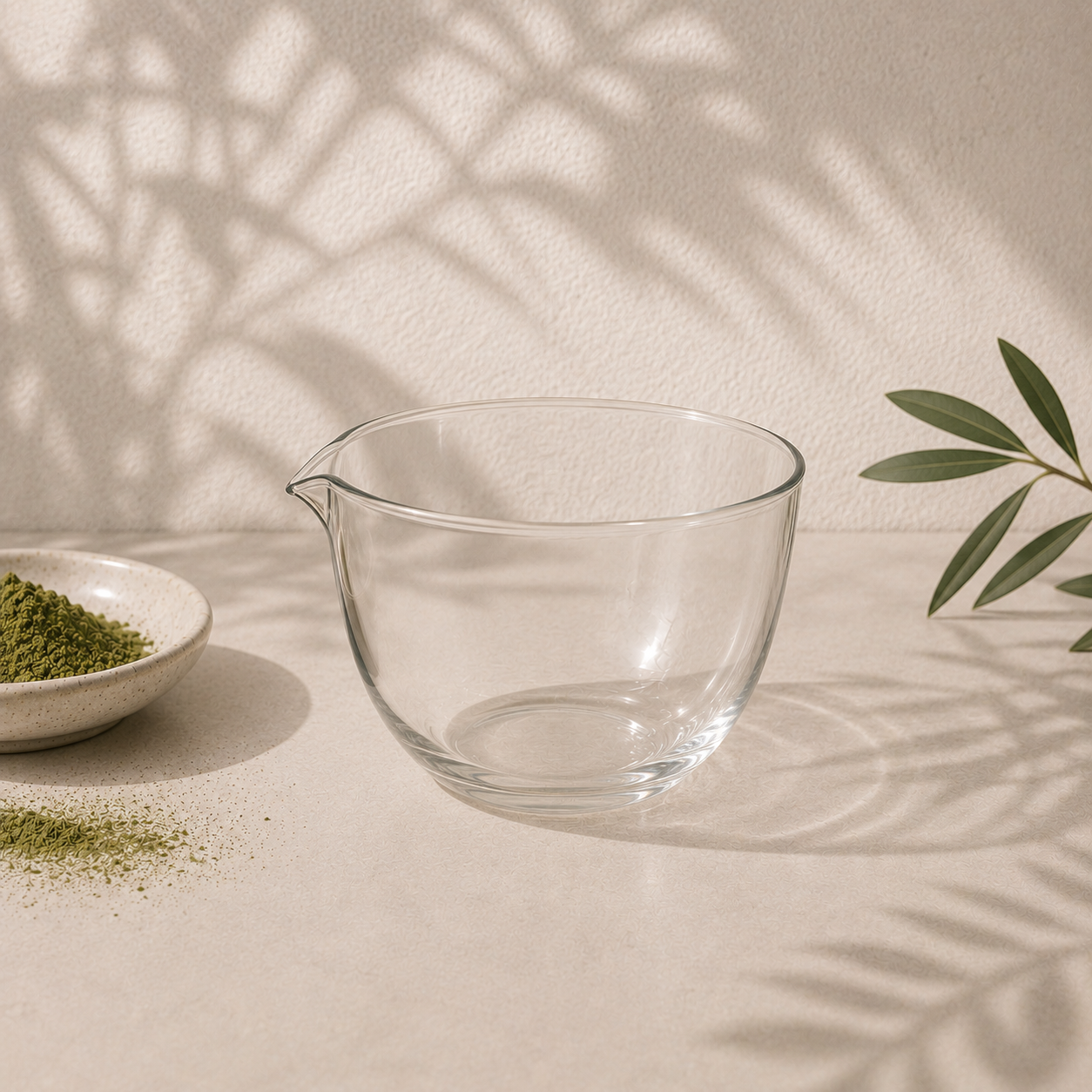 Bol en verre  - Poudre du monde