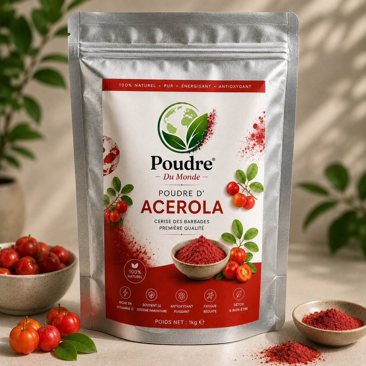 Poudre d'Acerola VRAC - Format Professionnel