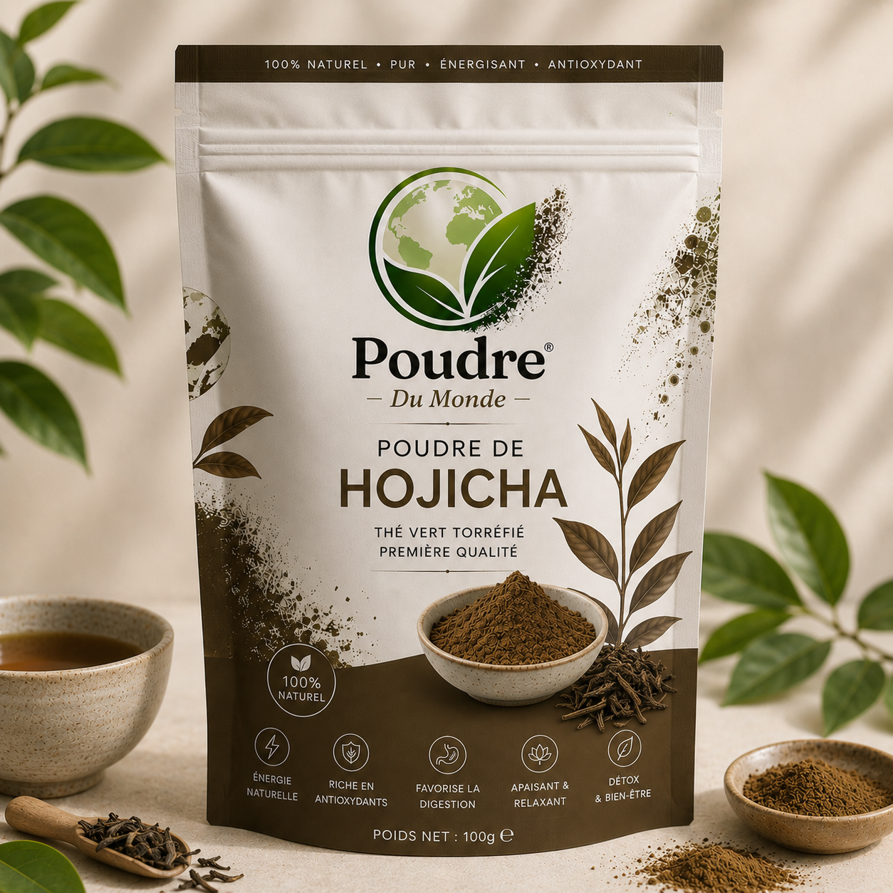 Poudre de Hojicha 100g
