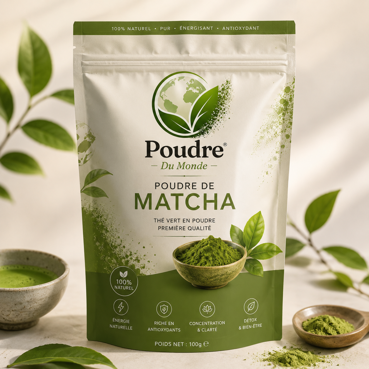 Poudre de Matcha 100g