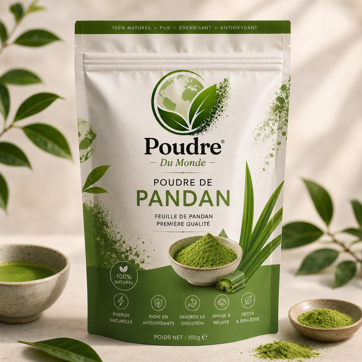 Poudre de Pandan 100g