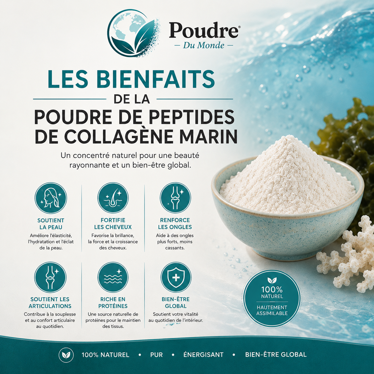bienfaits du collagène marin
